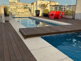 Foto 10 de MONOAMBIENTE AMOBLADO en PALERMO con BALCON y PILETA