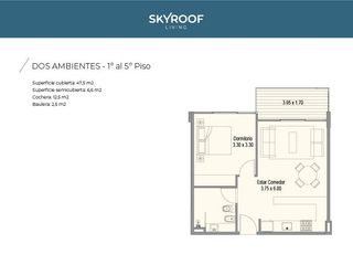 Foto 15 de Alquiler departamento 2 ambientes con balcón - Nordelta - Skyroof