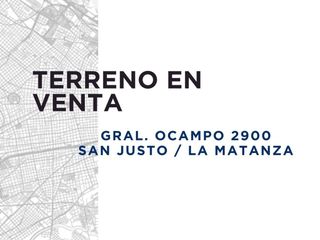 Foto 1 de VENTA TERRENO SAN JUSTO CENTRO. DESARROLLO MIXTO
