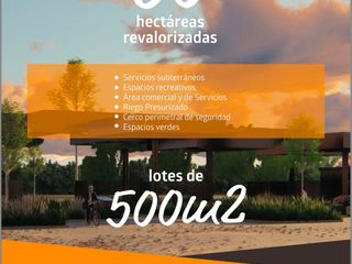 Lote 500 metros en Barrio privado Las Palmas Maza