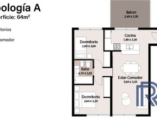 Foto 2 de Departamento en venta c/ cochera en Centro