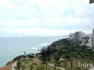 AMPLIO DEPARTAMENTO EN ALQUILER CON VISTA ESPECTACULAR AL MAR, MIRAFLORES