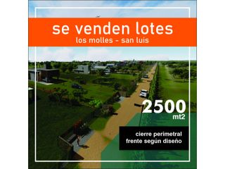 Foto 1 de VENTA DE  LOTES DE CAMPO DE  EN LOS MOLLES - SAN LUIS