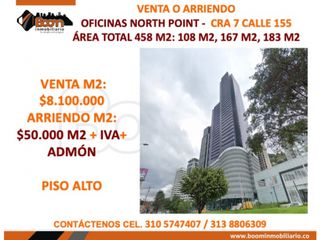 Foto 1 de *ARRIENDO VENTA OFICINAS 108 M2, 167 M2, 183 M2 EN NORTH POINT