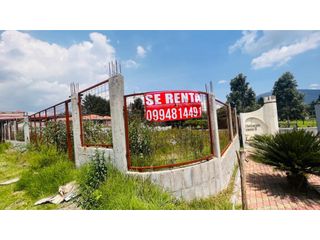 Foto 8 de Sangolqui  Puente 9 , Terreno en  Renta , 814m2, 2 frentes
