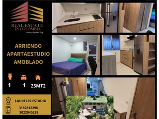 Foto 1 de APARTAESTUDIO AMOBLADOD EN ARRIENDO, LAURELES-ESTADIO CERCA DE UPB