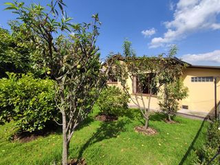 Casa en  renta de 2 habitaciones y amplio jardín con arboles frutales en La Salle, Conocoto, Quito.