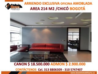 Foto 1 de *ARRIENDO OFICINA AMOBLADA 214 M2 EN CALLE 94