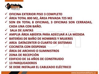 Foto 2 de *ARRIENDO O VENTA OFICINAS 800 M2 EN CALLE 90 -CHICO