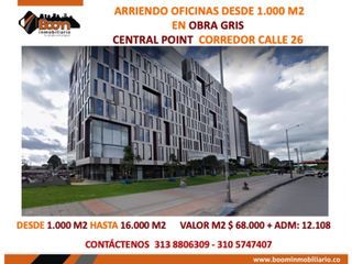 Foto 1 de *ARRRIENDO OFICINAS DESDE 1.000 M2 CLL 26