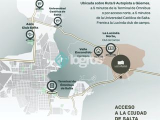 Foto 10 de Terreno / Lote en venta en Urbanizacion Cerrada LAS CAÑADAS, Acceso a Salta