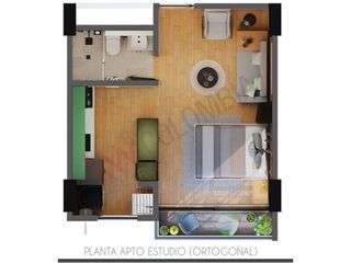 Foto 2 de APARTAESTUDIO NATURAL NUEVO PARA ESTRENAR EN LA VEGA