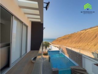 Foto 9 de CASA CON PISCINA FRENTE AL MAR EN URBANIZACIÓN MARINA BLUE - MANTA