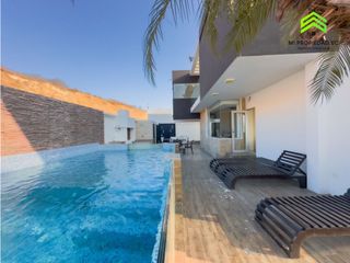 Foto 10 de CASA CON PISCINA FRENTE AL MAR EN URBANIZACIÓN MARINA BLUE - MANTA
