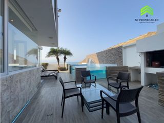Foto 5 de CASA CON PISCINA FRENTE AL MAR EN URBANIZACIÓN MARINA BLUE - MANTA
