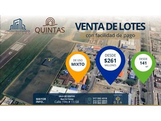 Foto 1 de Venta de Lotes en Popayán, B/ Santa Clara - Quintas de San Antonio