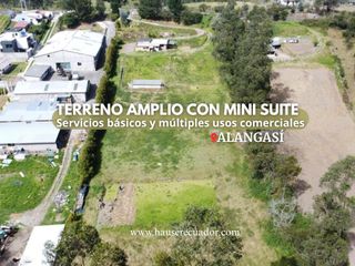 Foto 1 de Amplio Terreno en renta de 8700 m²con una suite rustica - Sector Alangasi