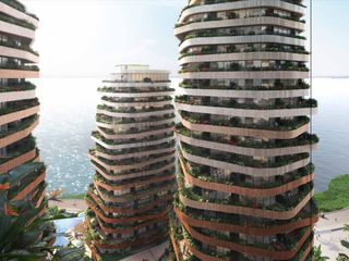 Foto 24 de Venta de Increíble Estudio con balcón. Piso 21. En Puerto Santa Ana – Guayaquil. The Hills