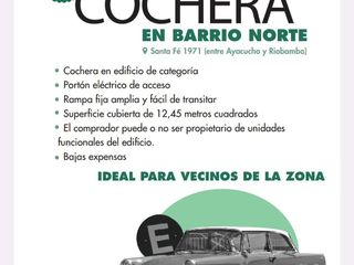 Foto 1 de Cochera en Barrio Norte