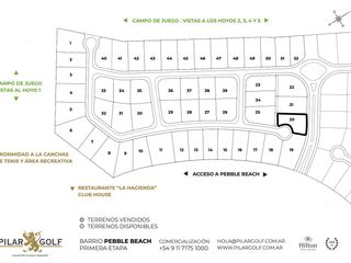 Foto 5 de Pilar Golf - Barrio Pebble Beach Lote 22