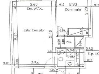Foto 8 de MONOAMB DIVISIBLE A 2 AMB s/AVDA CON PATIO *A ESTRENAR*