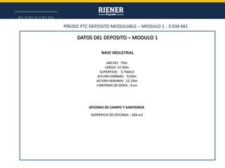 Foto 3 de Excelentes posibilidades modulables de Depósitos. Consultar!