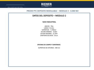 Foto 5 de Excelentes posibilidades modulables de Depósitos. Consultar!