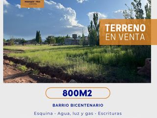 Terreno 800m2 a 5 min del centro