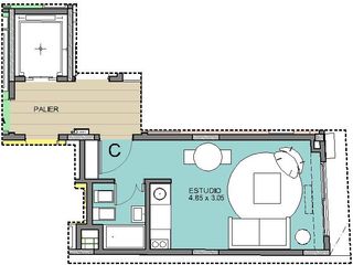 Foto 28 de Departamento  en pozo de un ambiente - Venta - Palermo Nuevo - Muy buena ubicación.