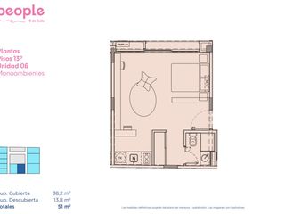 Foto 43 de Coliving PEOPLE - Departamento 2 amb al frente en venta - San Telmo