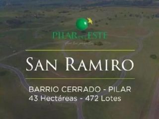 Foto 3 de Hermoso Lote interno en Barrio San Ramiro Pilar del Este