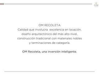 Foto 16 de Departamento 4 ambientes con balcón aterrazado - OM Recoleta