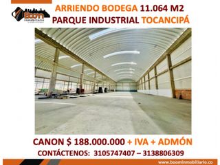 Foto 1 de **ARRIENDO BODEGA 11.064 M2 PARQUE INDUSTRIAL TOCANCIP