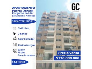 Foto 1 de Se vende apartamento Puerta dorada Conjunto Las Islas