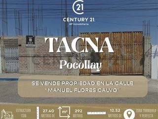 Foto 6 de VENTA DE TERRENO UN ACUADRA DE PLAZA DE  POCOLLAY TACNA.