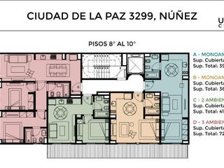 Foto 10 de Departamento 2 Ambientes en venta con balcón - Nuñez