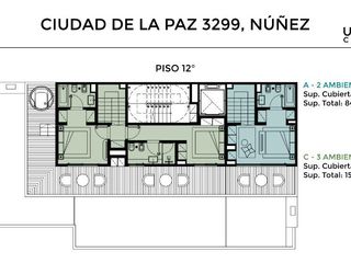 Foto 12 de Departamento 2 Ambientes en venta con balcón - Nuñez