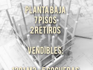 Foto 2 de Terreno - En limite Almagro y Palermo, mide 8.65 x 26 mts, apto para 1201 m2 vendibles y 5 cocheras