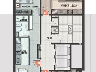 Foto 13 de Departamento en Nueva CVenta | Departamento 1 Dorm | Barrio Nueva Córdoba ordoba