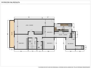 Foto 3 de Semipiso en venta en Recoleta, 3 Dormitorios con Dependencia y Balcon corrido al frente