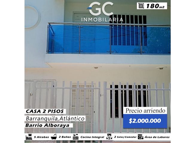 Casa en arriendo en Suroriente