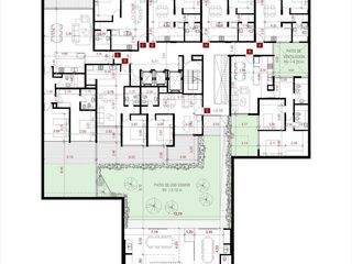 Departamento en venta 2 dormitorios con patio - Pileta - Gimnasio - Financiación 84 cuotas