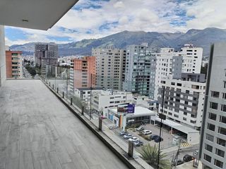 RENTA Depart. Amoblado de Lujo Ed. Soho, con Balcón Vista Hermosa - La Carolina, Eloy Alfaro, Quito