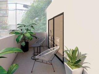 Preventa en pozo- Departamento de 2 ambientes en duplex con balcon terraza