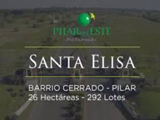 Hermoso lote a espacio verde en Barrio Santa Elisa, Pilar del Este.