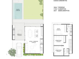 EN VENTA- CASA 3 DORMITORIOS CON PISCINA Y PARRILLA- BARRIO PRIVADO ABRA- FUNES