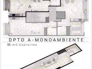 Monoambiente - Villa Urquiza