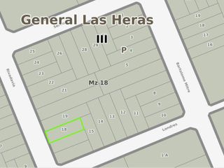Terreno venta - 10x31,34mts -313mts2 totales - Villars