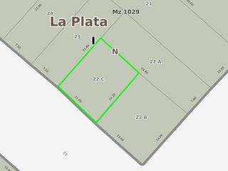 Terreno en venta - 156mts2 - La Plata