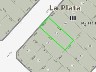 Terreno en venta - 267Mts2 - Los Hornos, La Plata